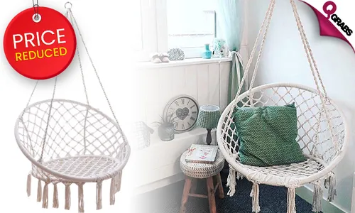 Indoor/Outdoor Hanging Chair Hammock!